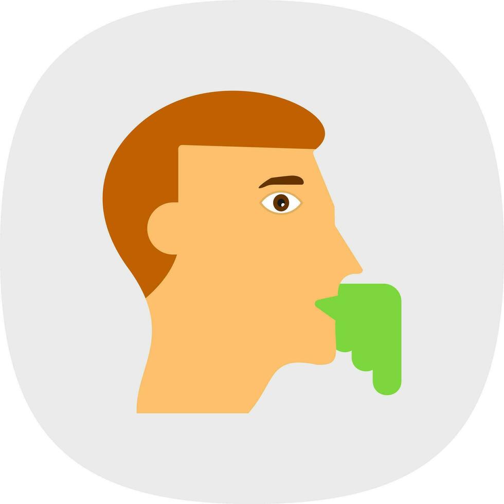 Vomit Vector Icon Design