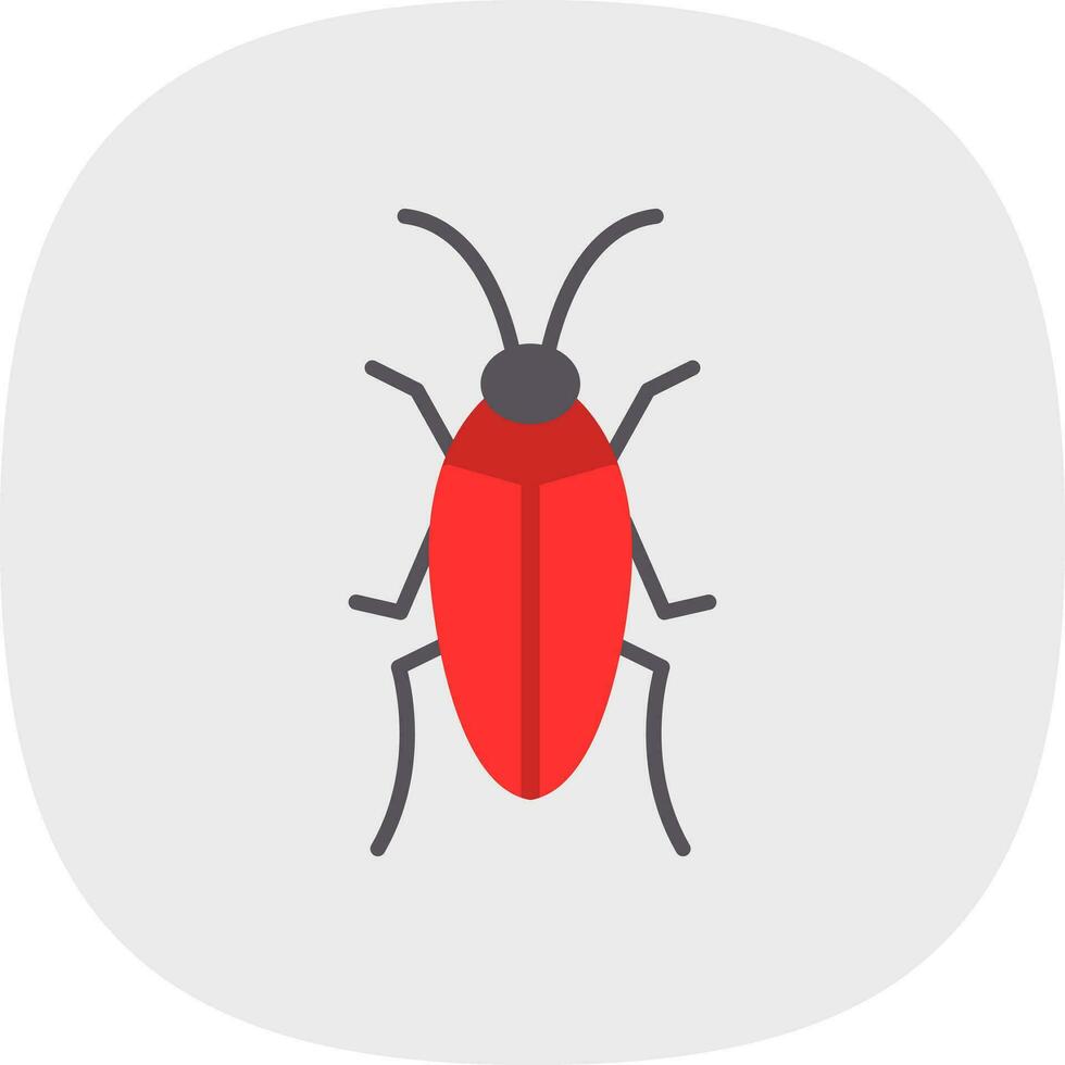 Cockroach Vector Icon Design