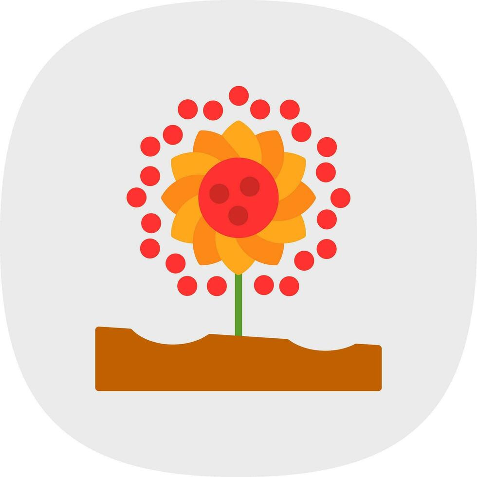 Pollen Vector Icon Design