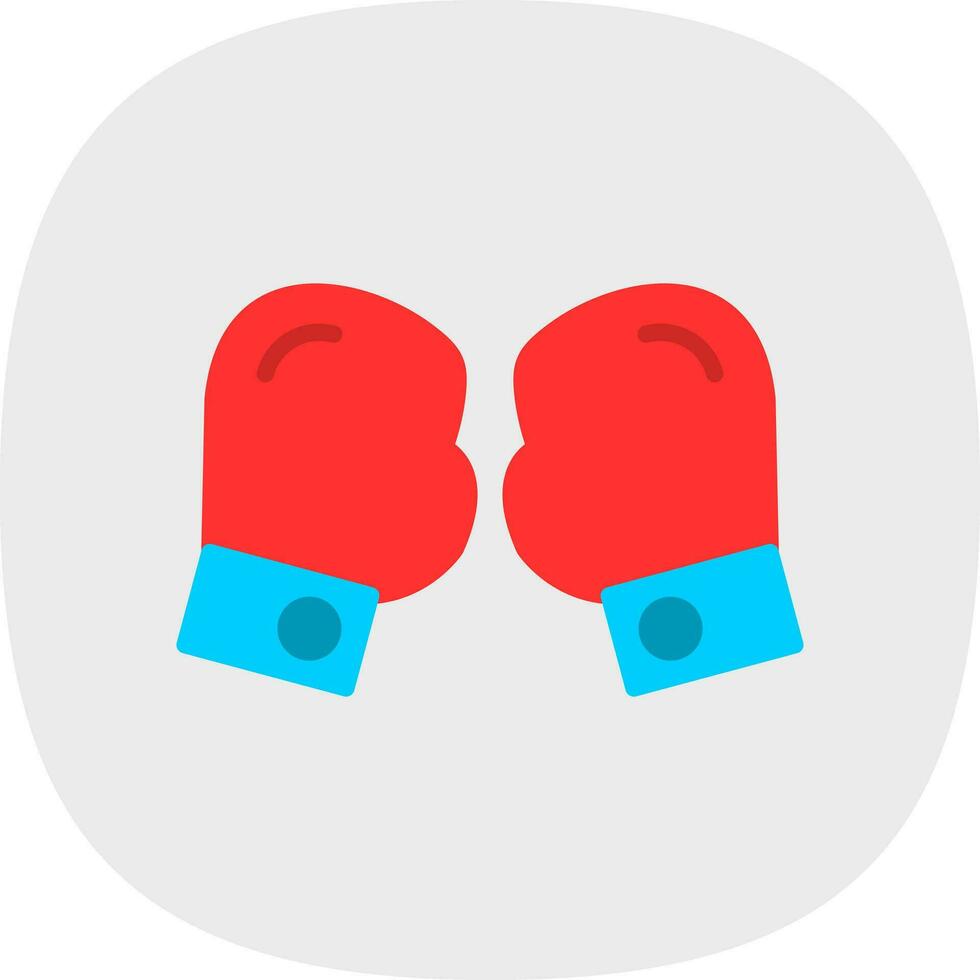 Boxing gloves Vector Icon Design