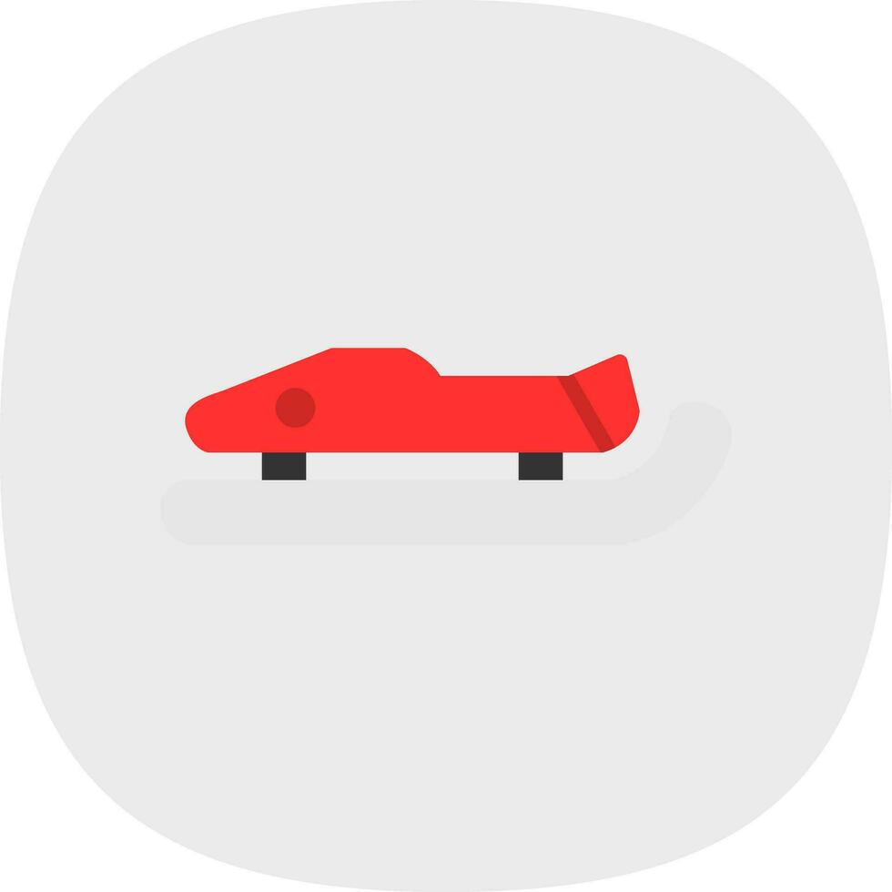 Luge Vector Icon Design