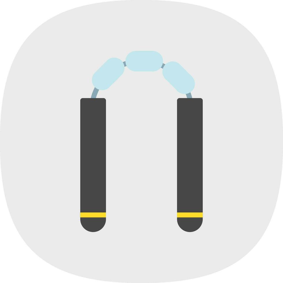 Nunchaku Vector Icon Design