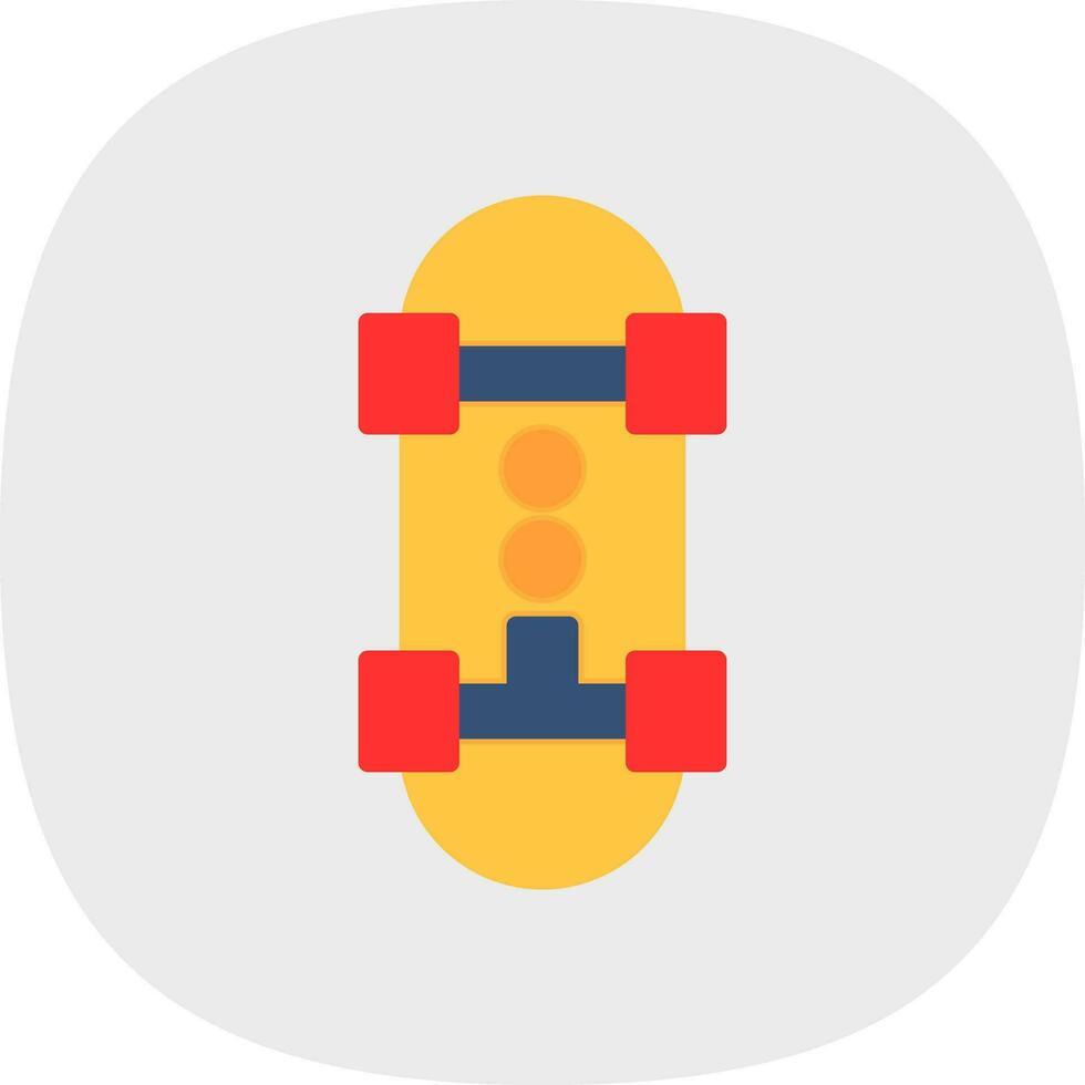 Skateboard Vector Icon Design