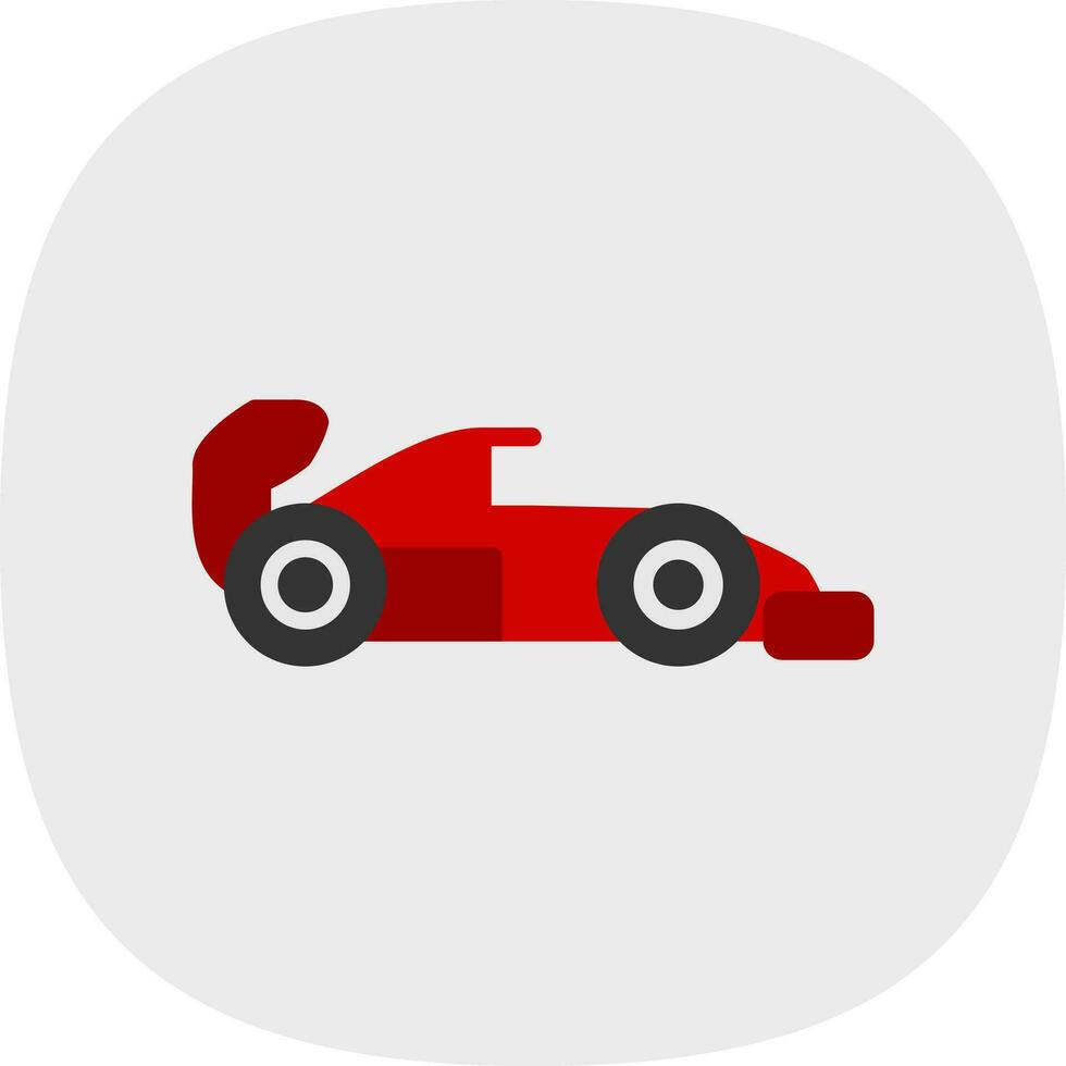 Racing car Vector Icon Design
