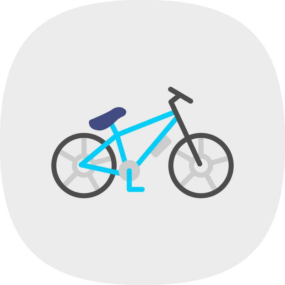 diseño de icono de vector de bicicleta de montaña