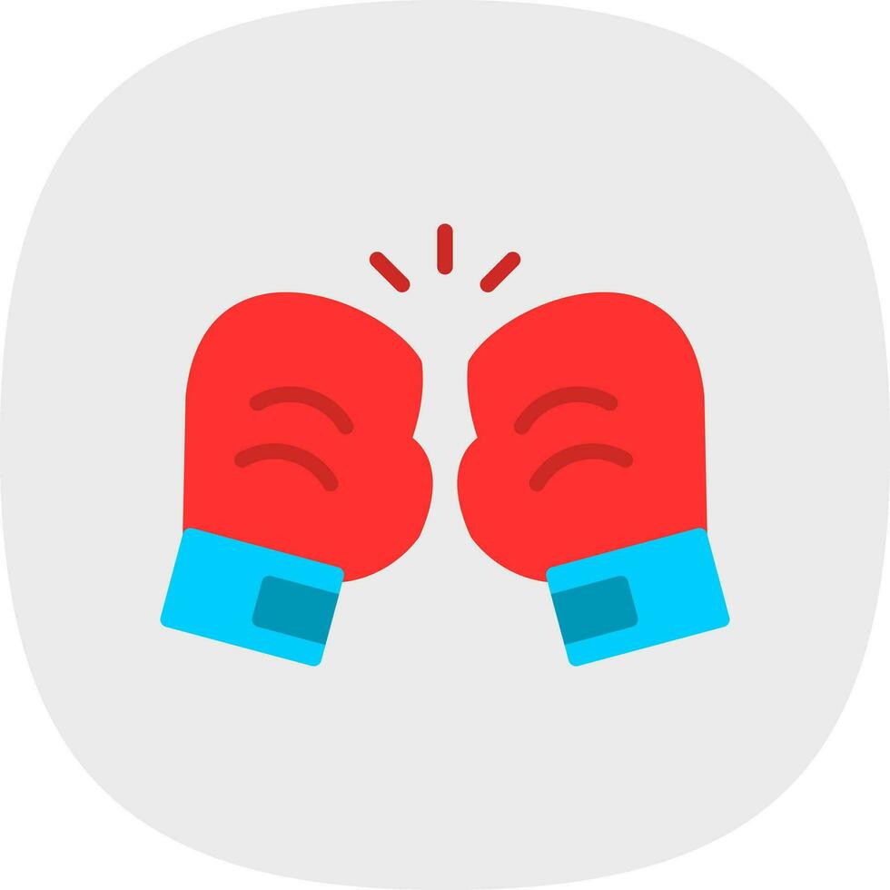 Boxing gloves Vector Icon Design