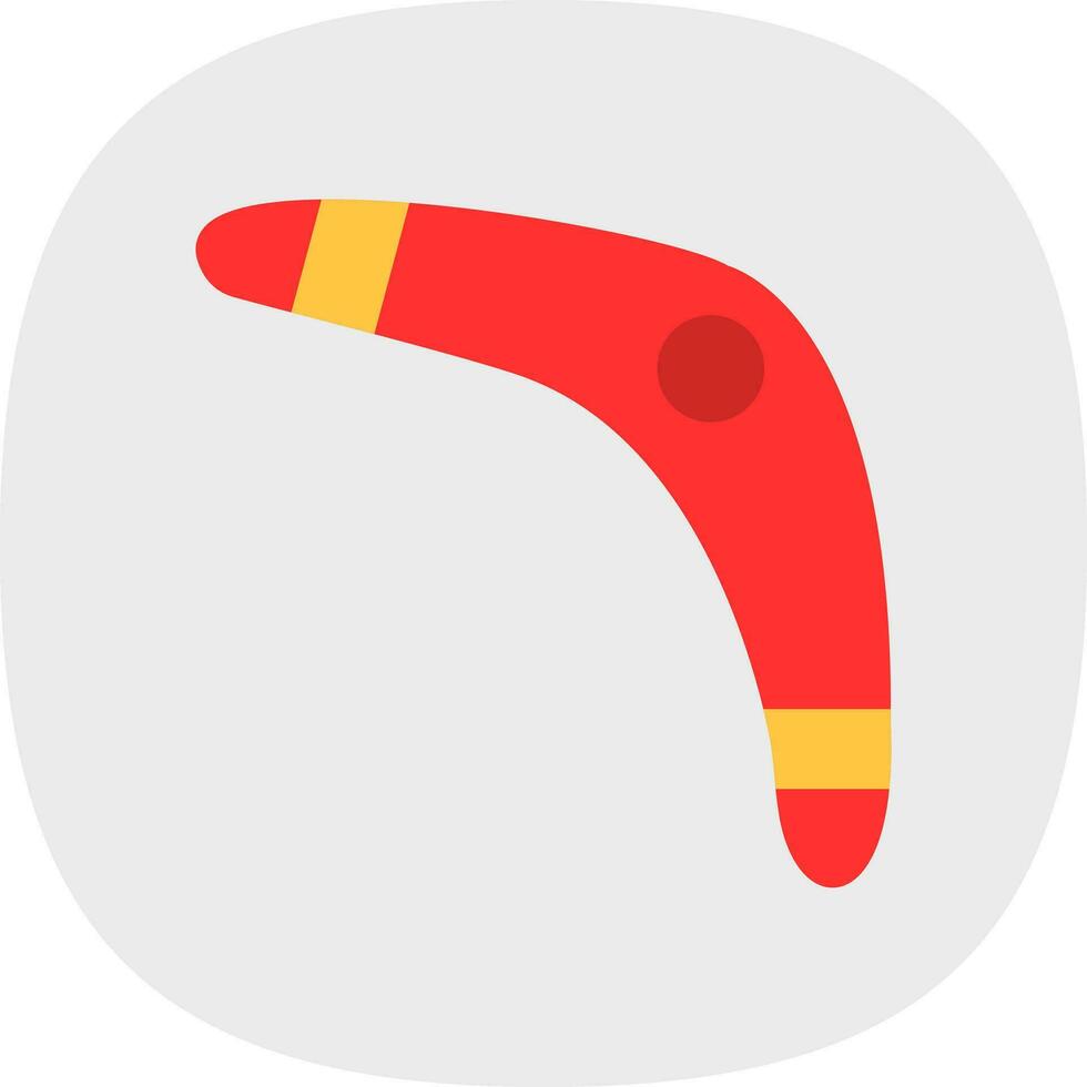 Boomerang Vector Icon Design