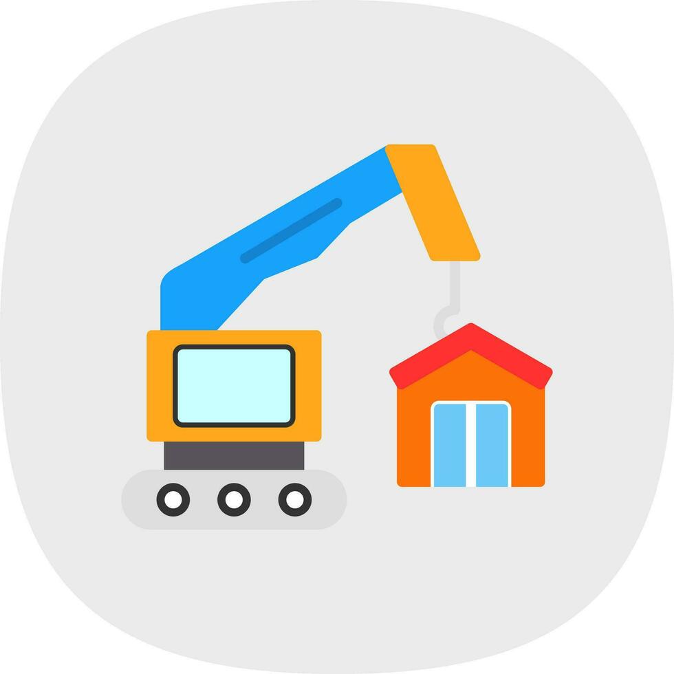 Construction site Vector Icon Design