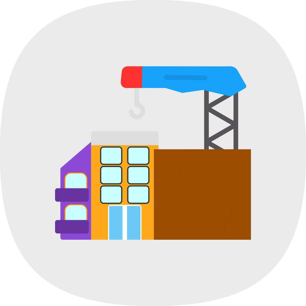 diseño de icono de vector de sitio de construcción