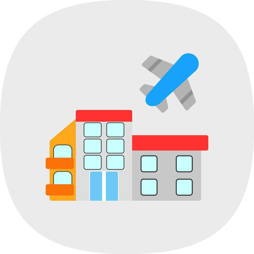 Airport Vector Icon Design