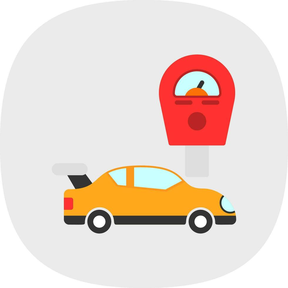 Parking meter Vector Icon Design