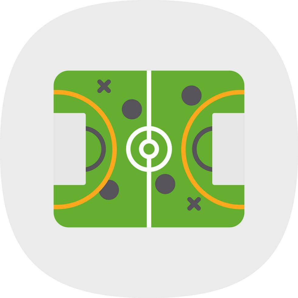 Football field Vector Icon Design