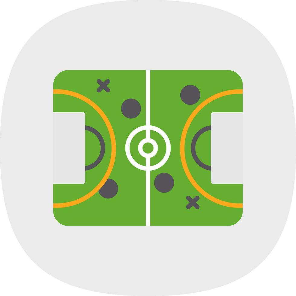 Football field Vector Icon Design