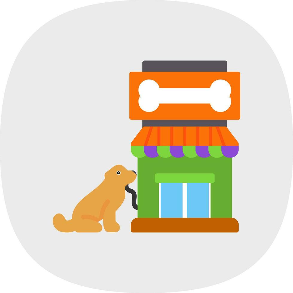 Pet shop Vector Icon Design