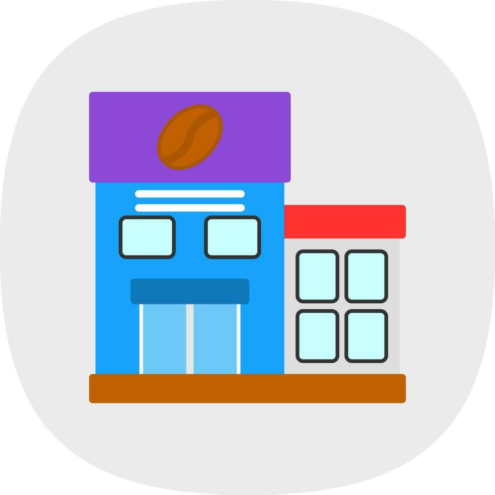 diseño de icono de vector de cafetería