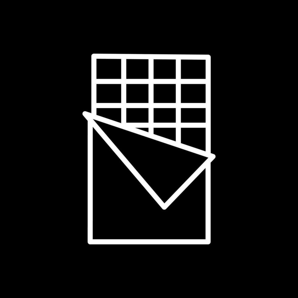 Chocolate bar Vector Icon Design