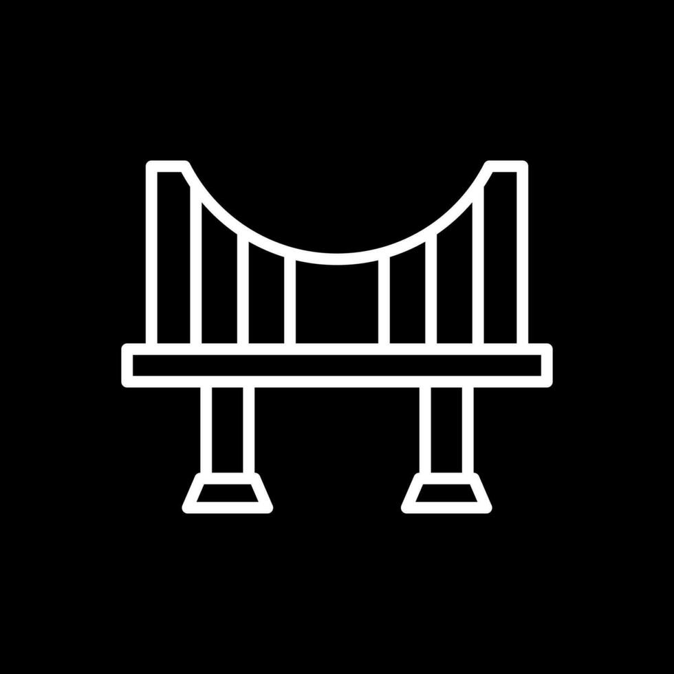 diseño de icono de vector de puente