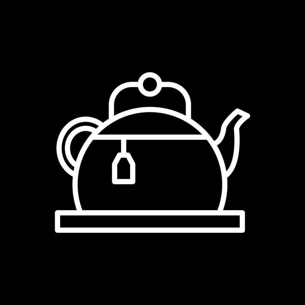 Teapot Vector Icon Design