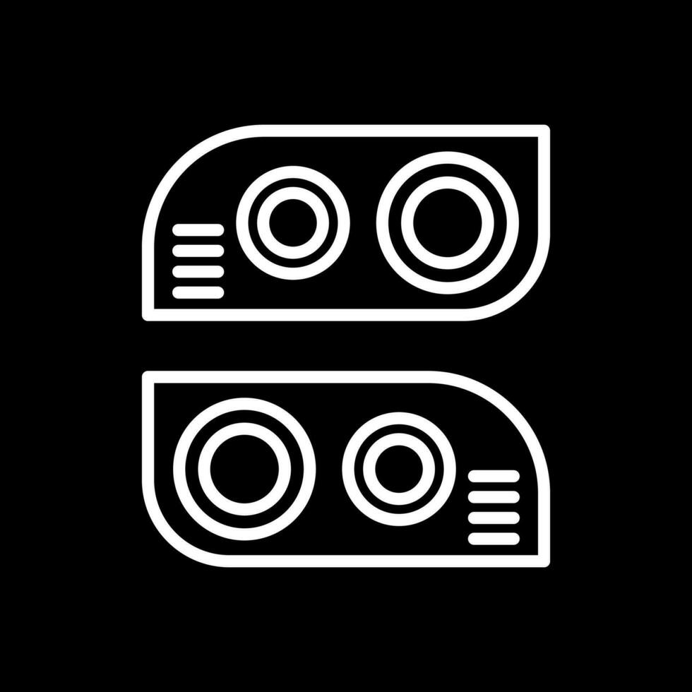 Car light Vector Icon Design
