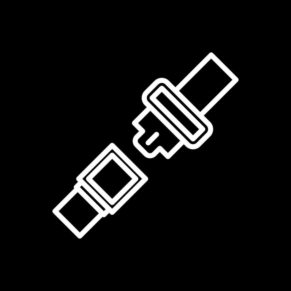 Seat belt Vector Icon Design