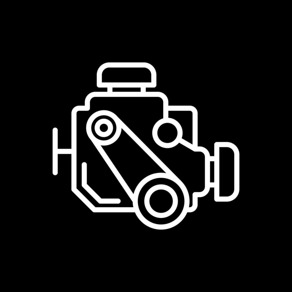 Car engine Vector Icon Design