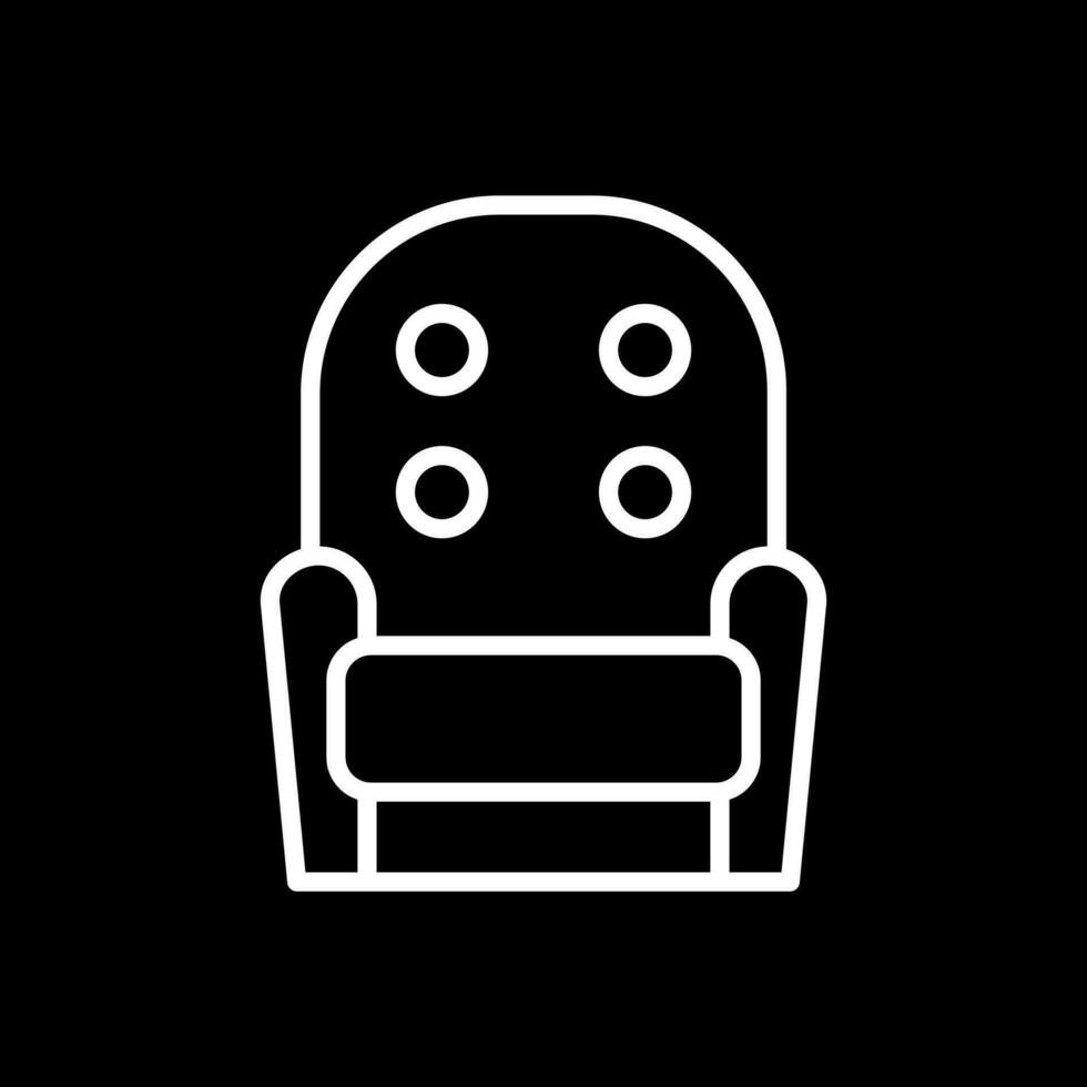 sillón vector icono diseño