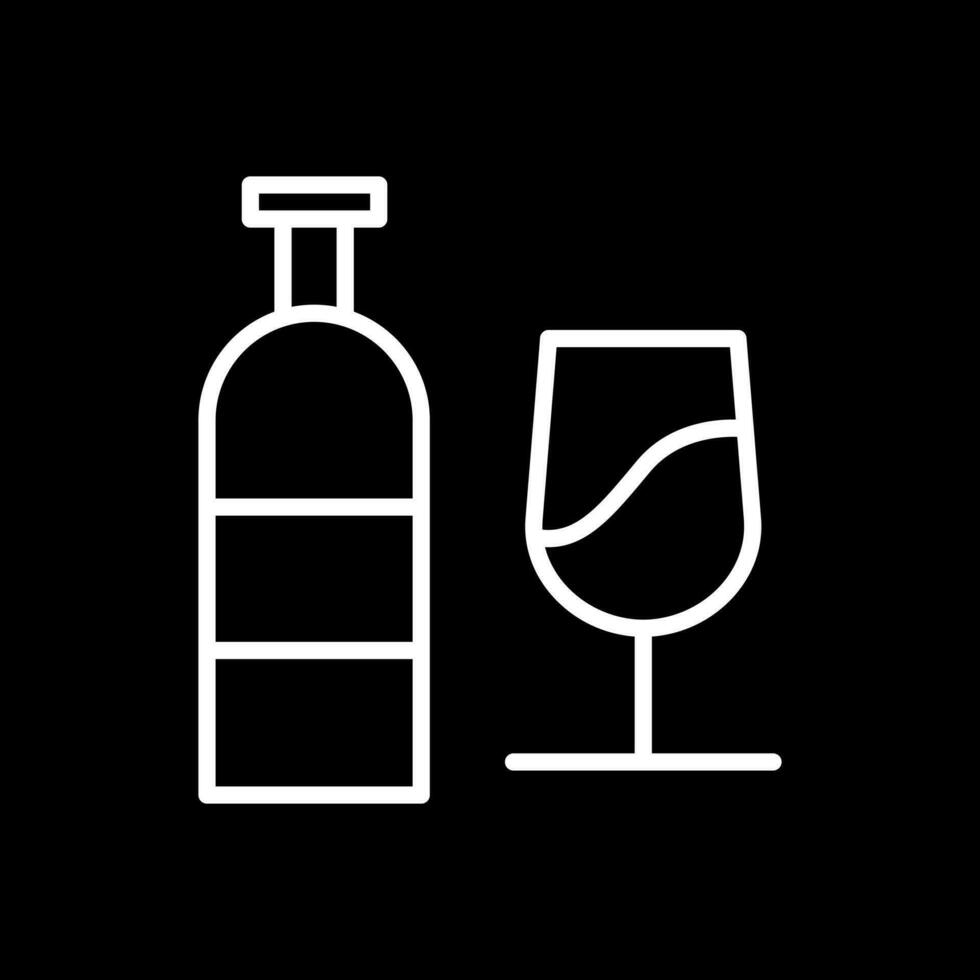 diseño de icono de vector de botella de vino