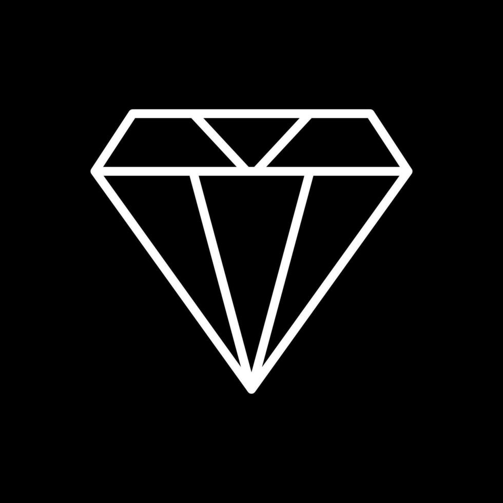 diseño de icono de vector de diamante