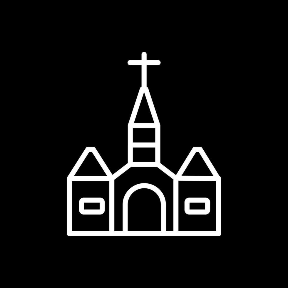 catedral vector icono diseño