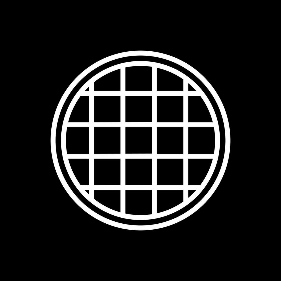 Waffle Vector Icon Design