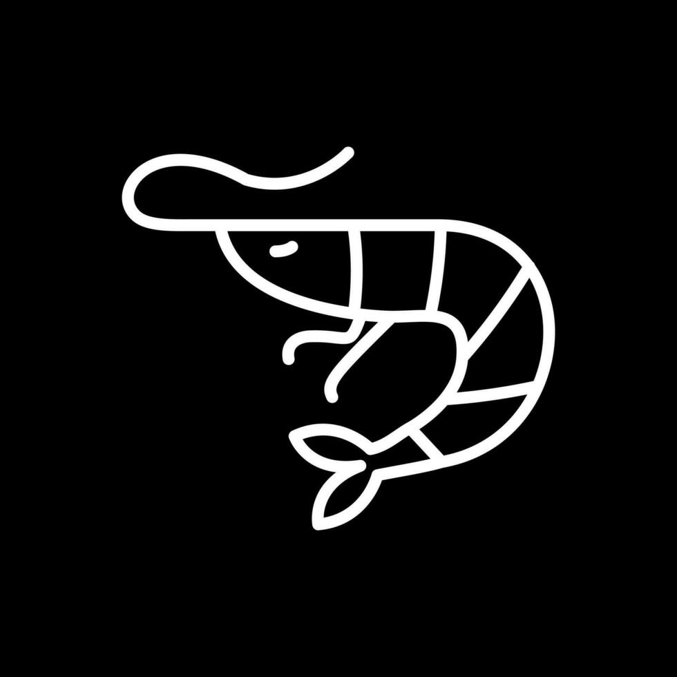 Shrimp Vector Icon Design