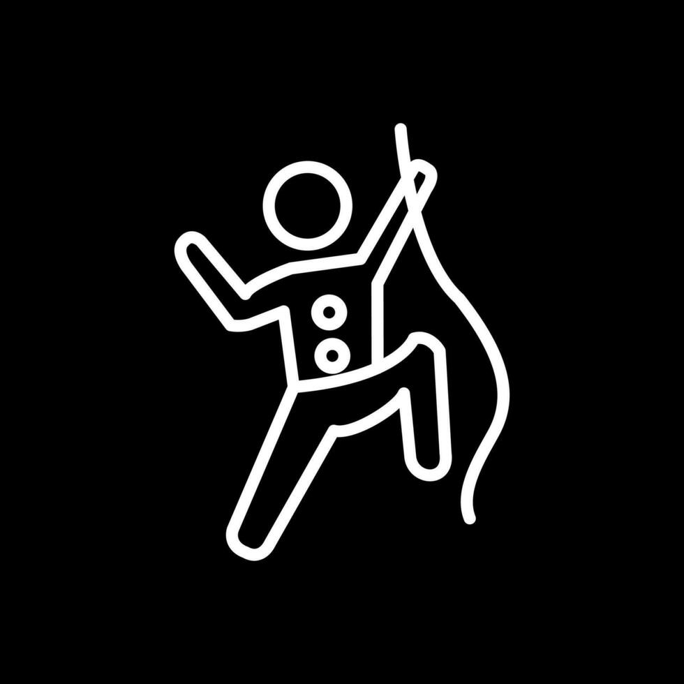 Climbing Vector Icon Design
