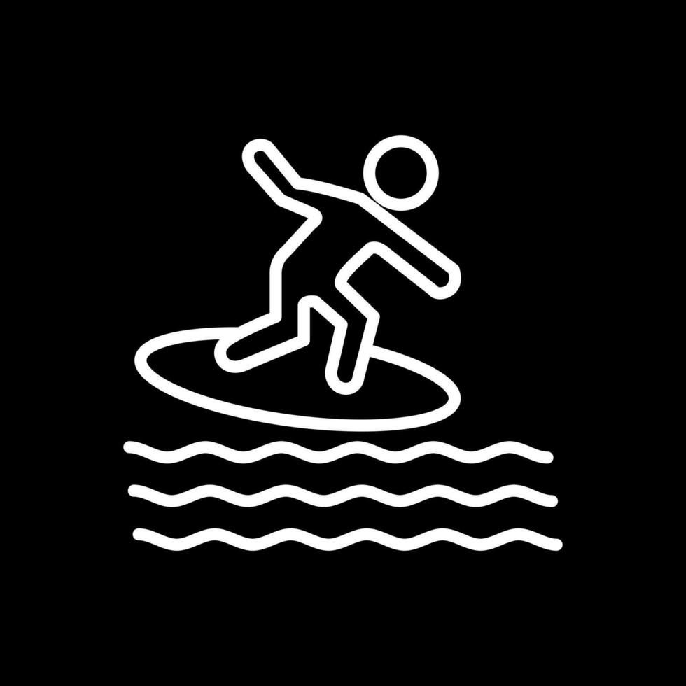 diseño de icono de vector de surf