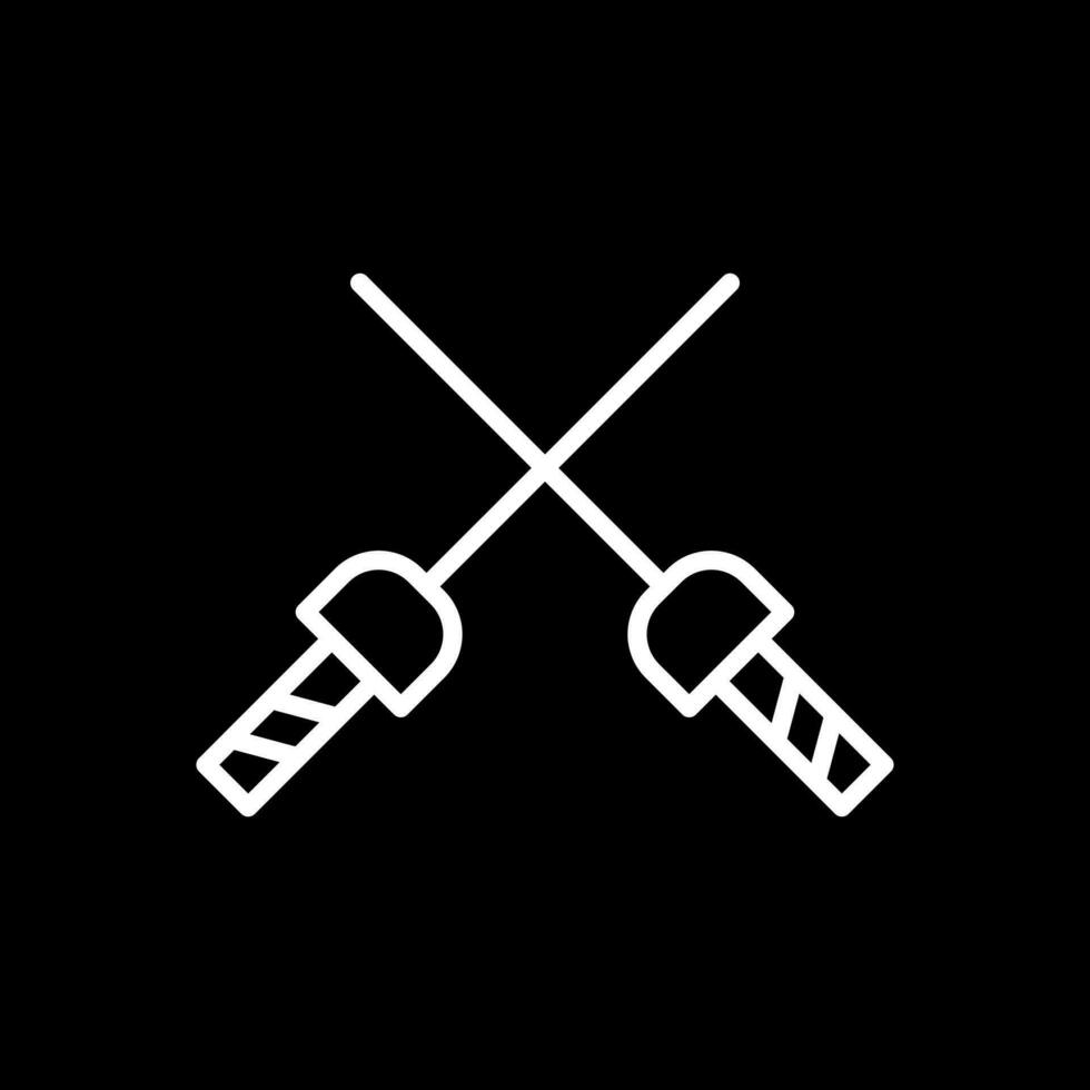 Fencing Vector Icon Design