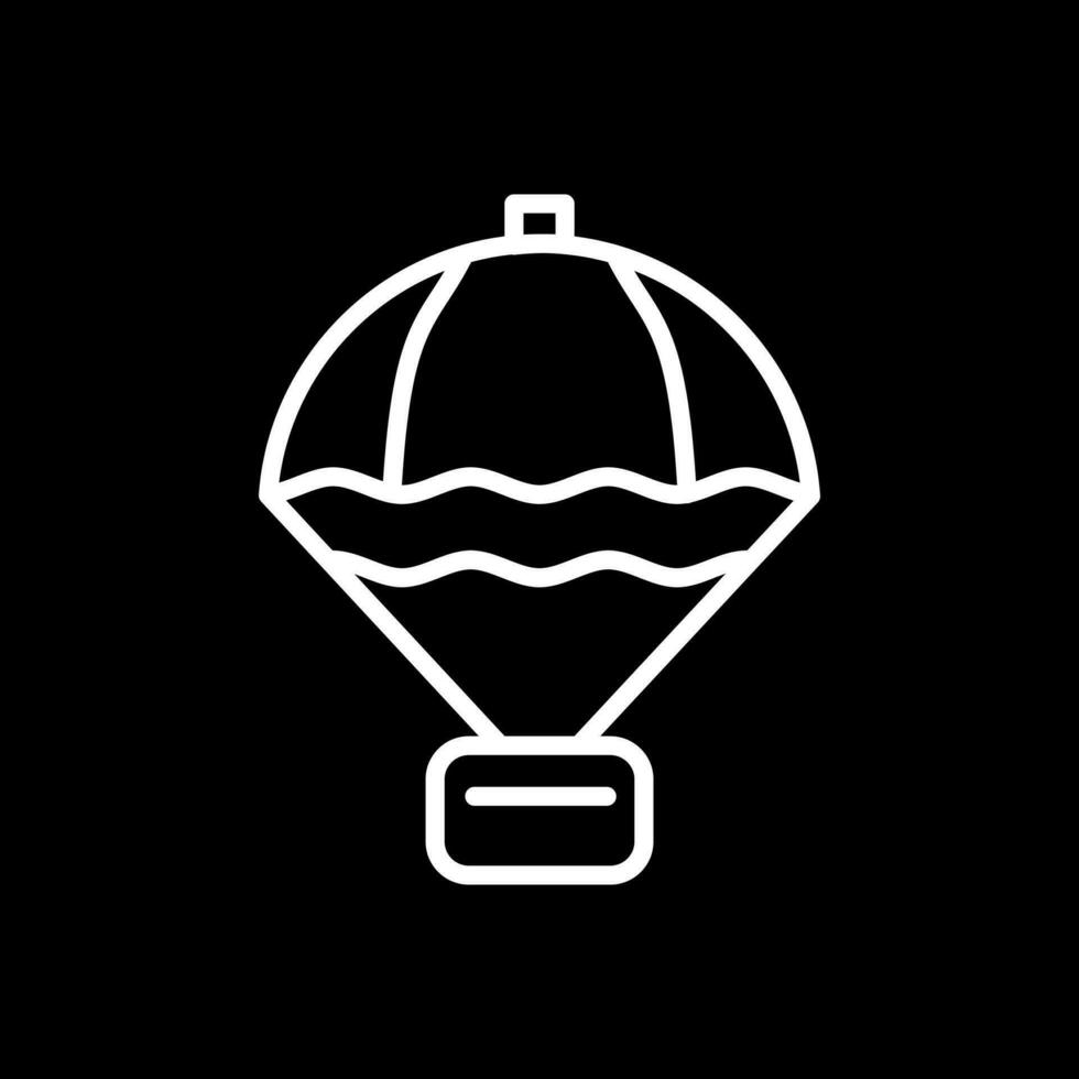 Parachute Vector Icon Design