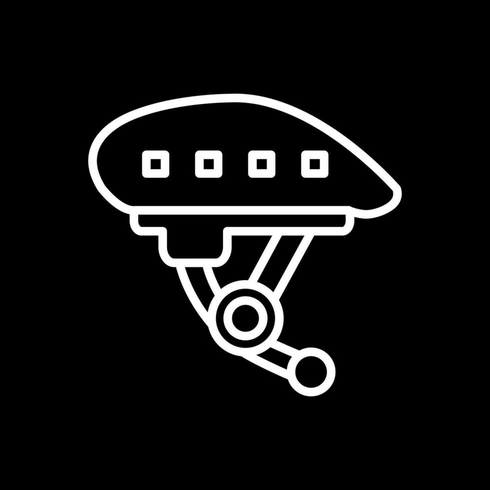 Bike helmet Vector Icon Design