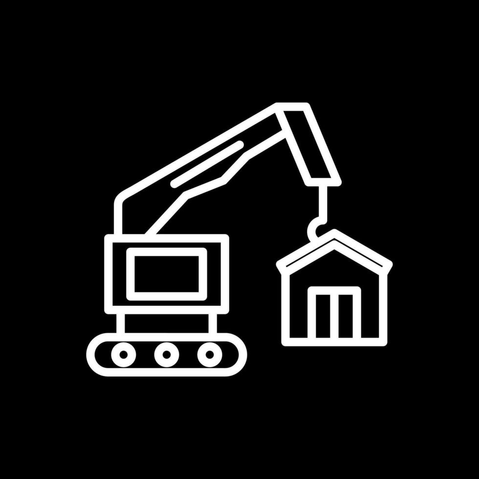 Construction site Vector Icon Design