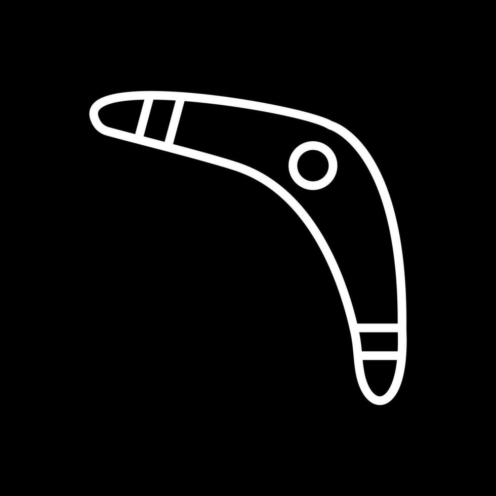 diseño de icono de vector de boomerang