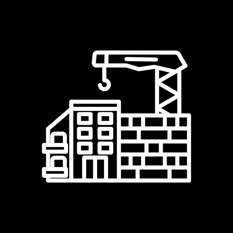 Construction site Vector Icon Design