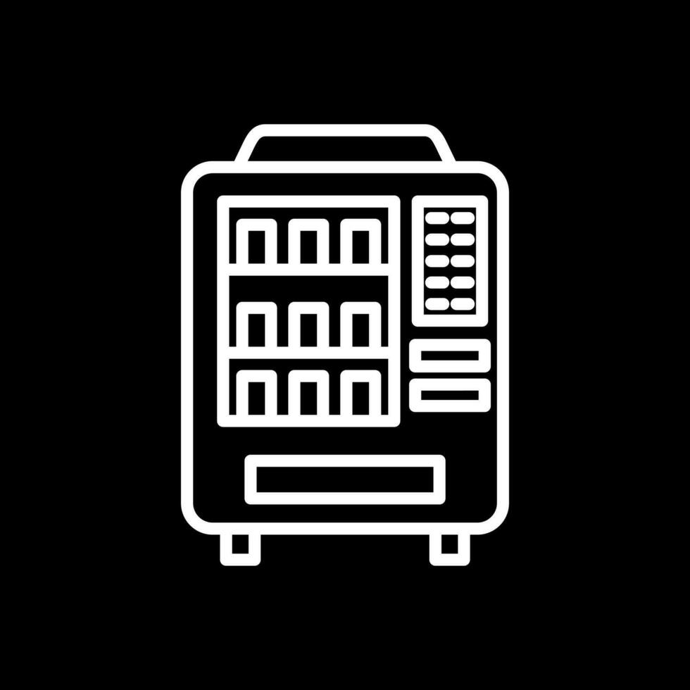 Vending machine Vector Icon Design