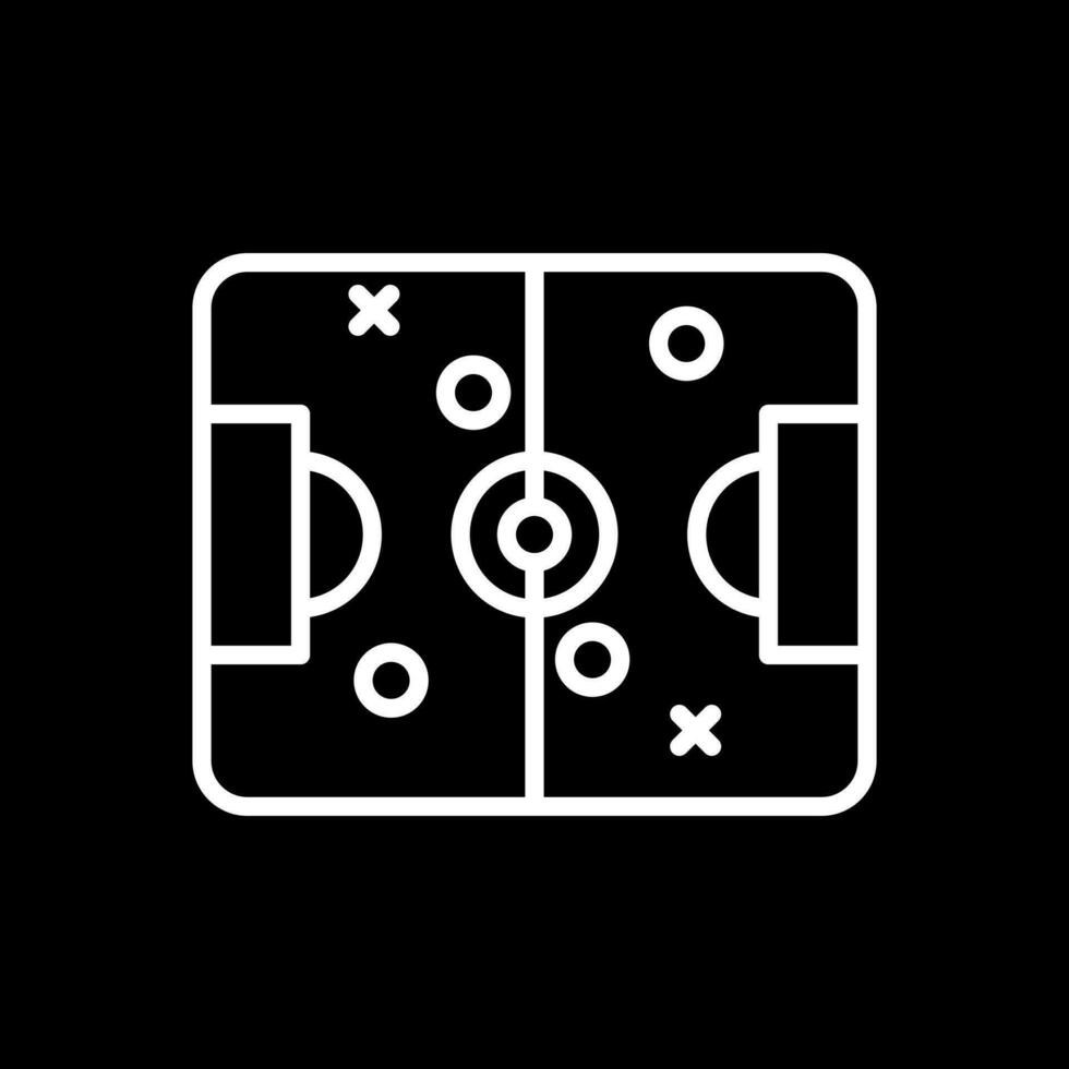 diseño de icono de vector de campo de fútbol