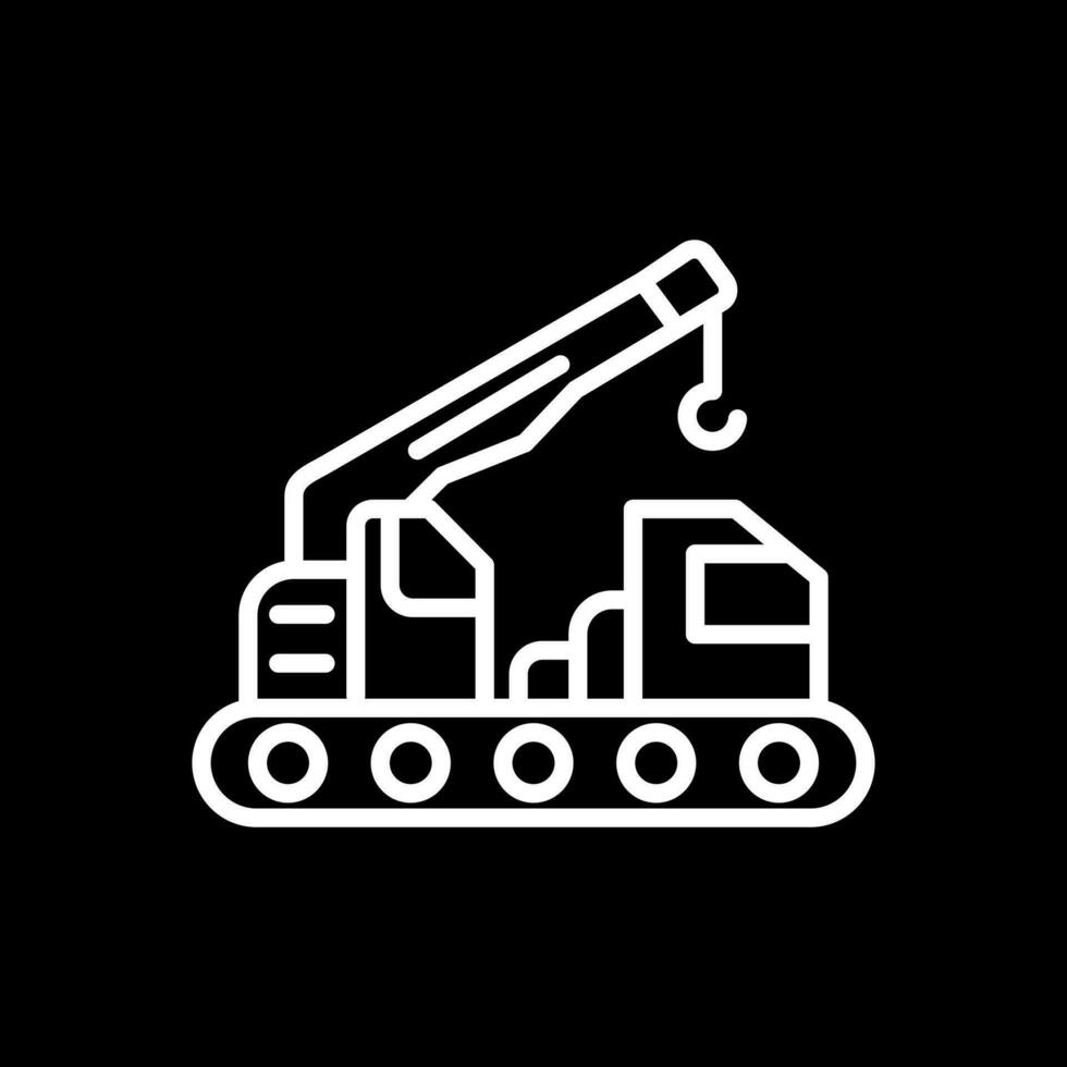 Crane Vector Icon Design