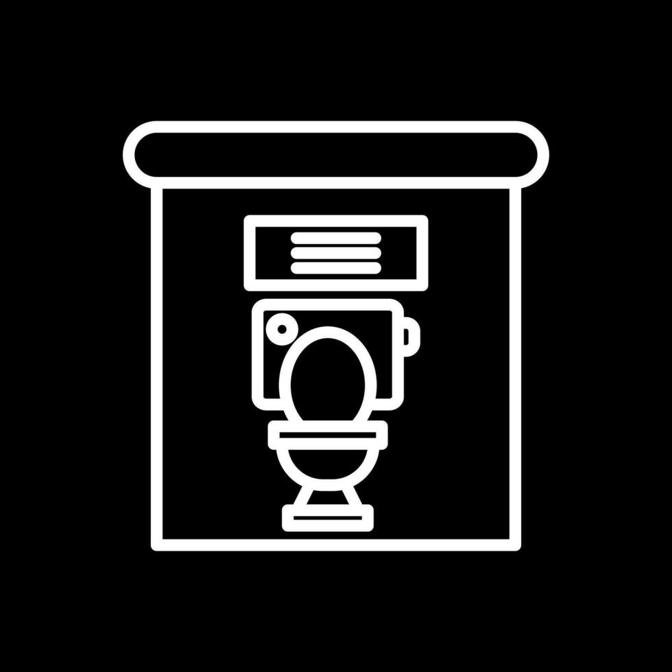 diseño de icono de vector de baño