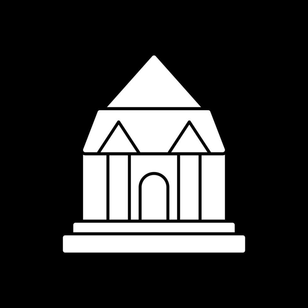 Keukenhof castle Vector Icon Design