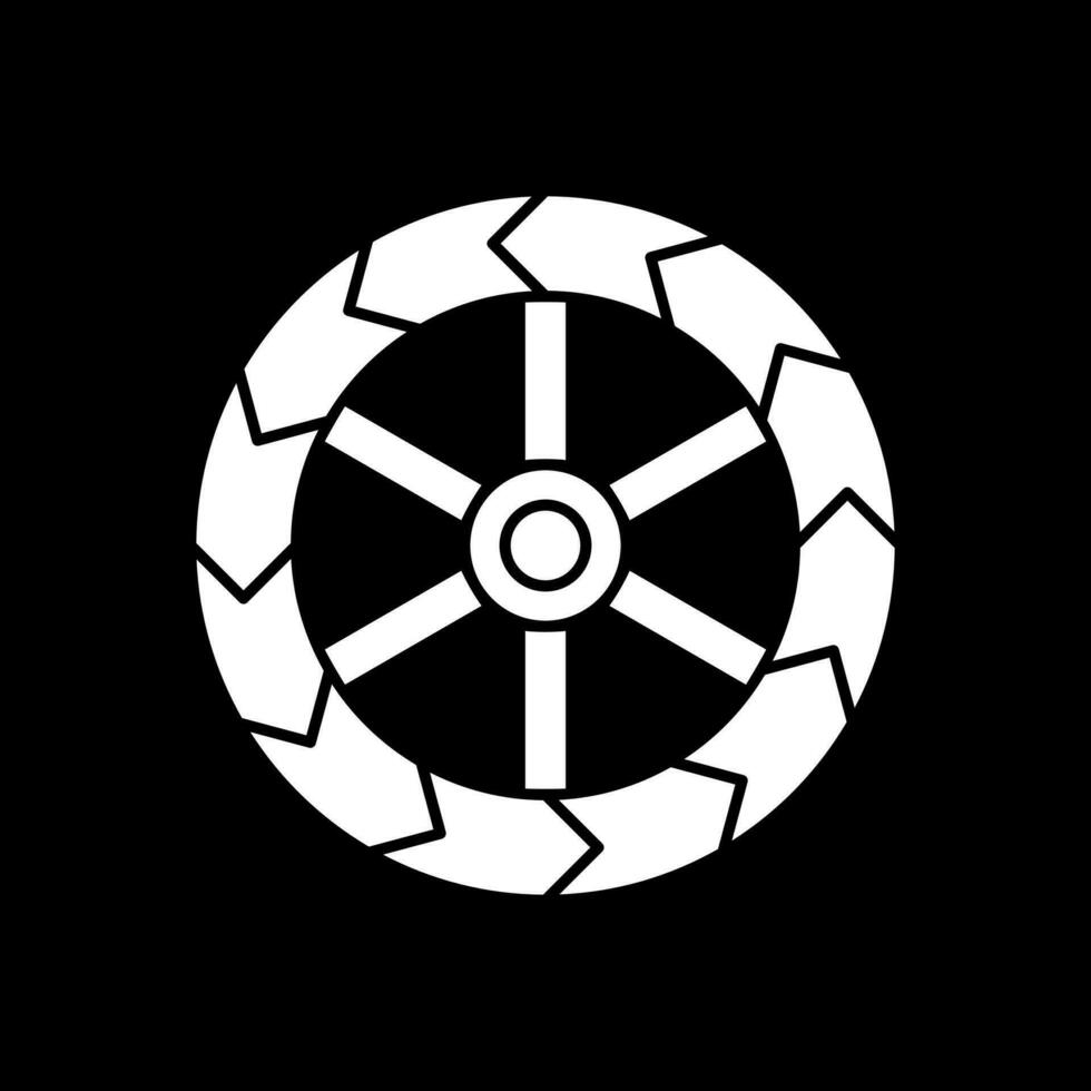 Wheels Vector Icon Design