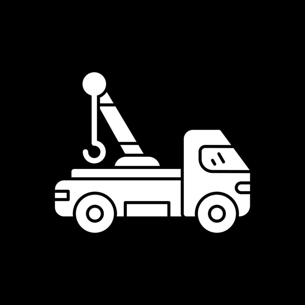 Tow truck Vector Icon Design