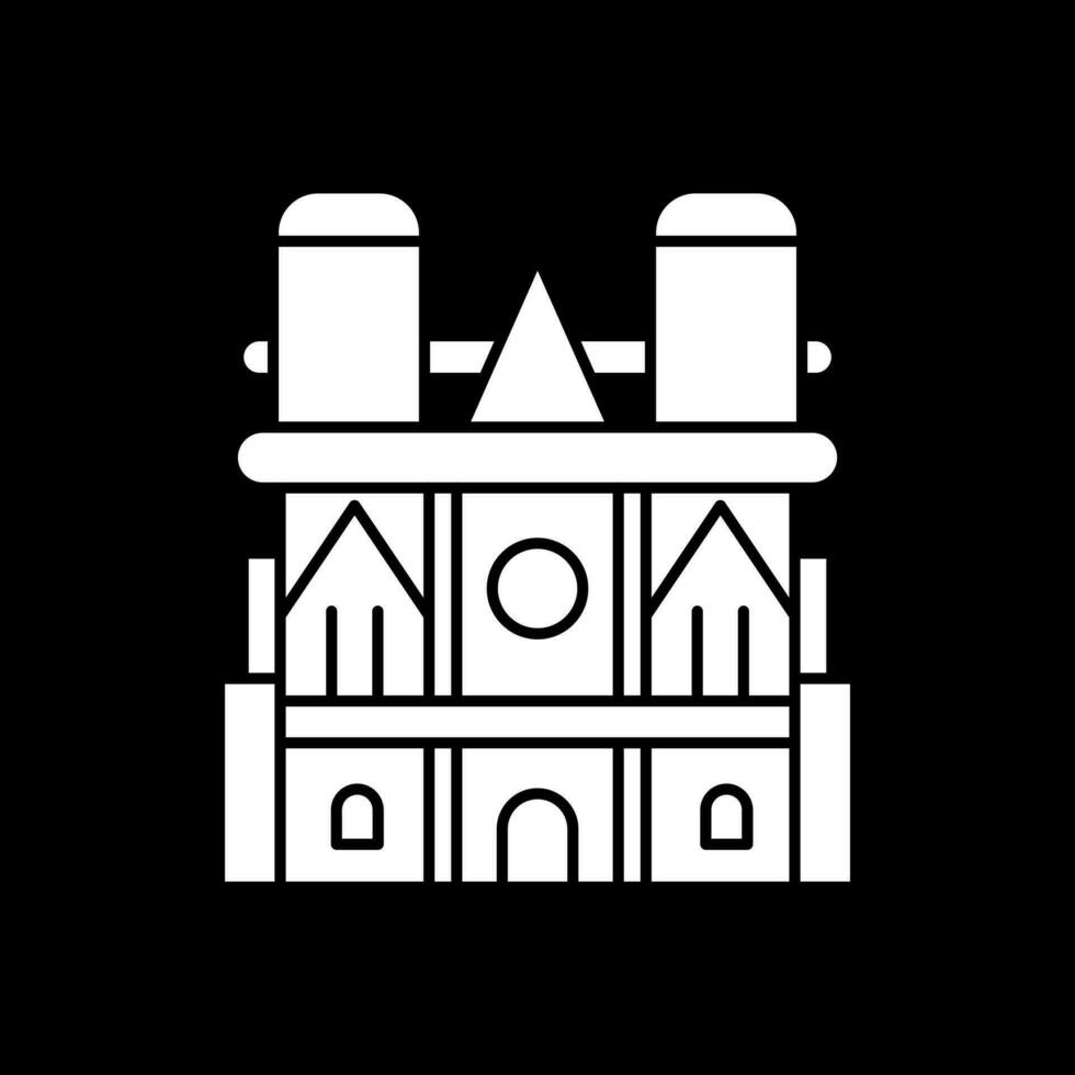 Notre dame Vector Icon Design