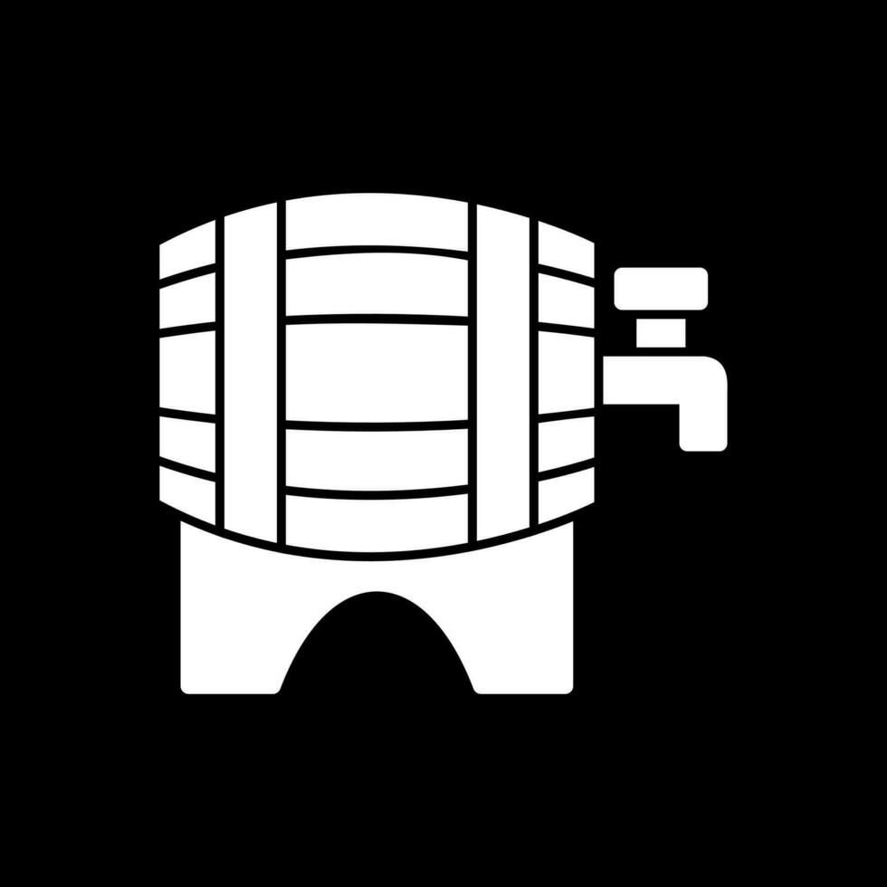 cerveza barrilete vector icono diseño
