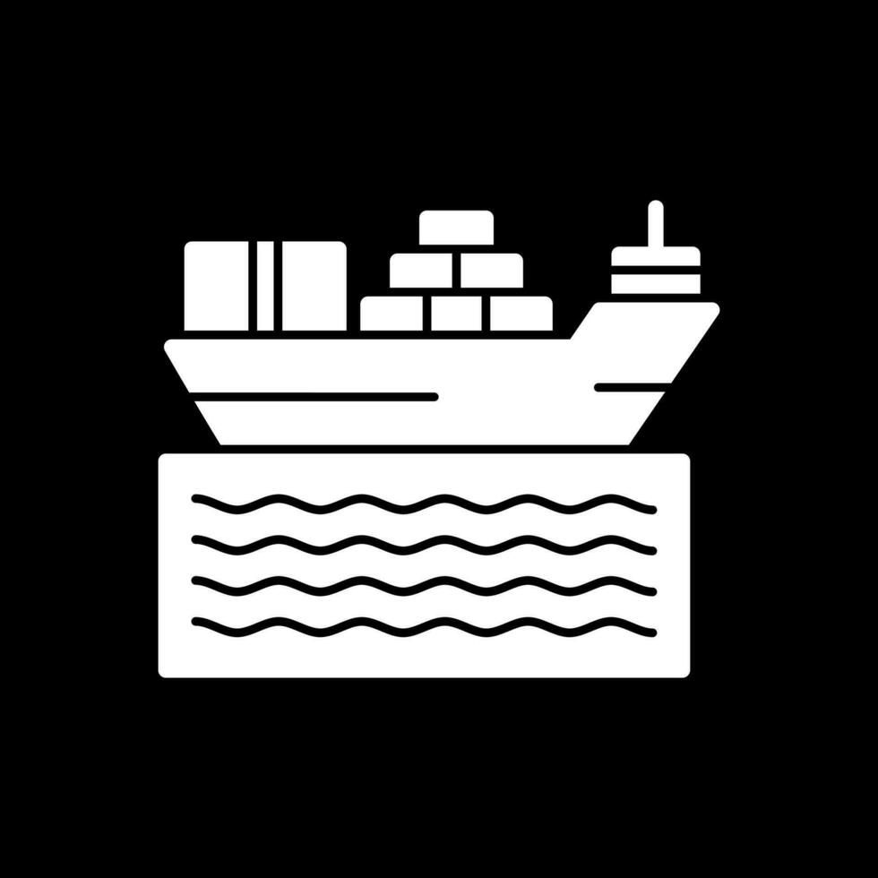 diseño de icono de vector de barco