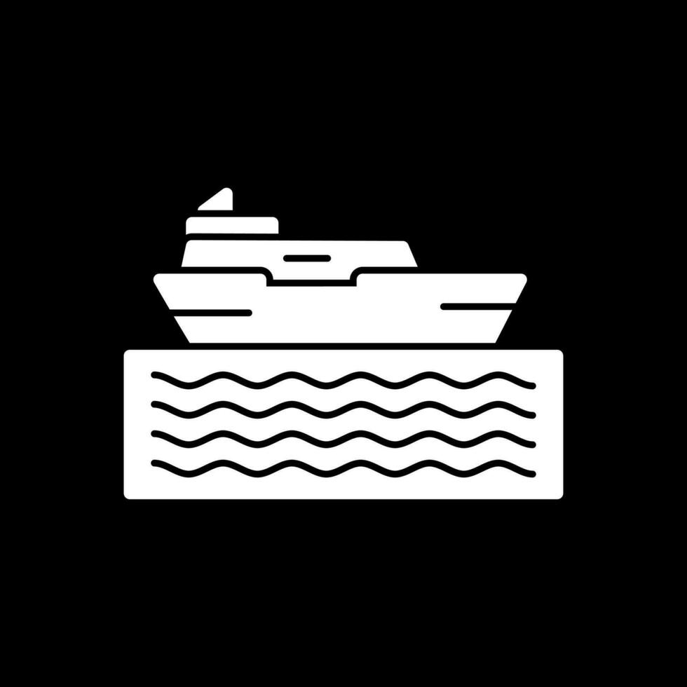 diseño de icono de vector de crucero